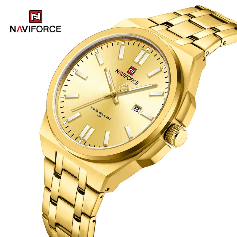 Naviforce NF9226 Gold Dial Gold-tone Men's Watch